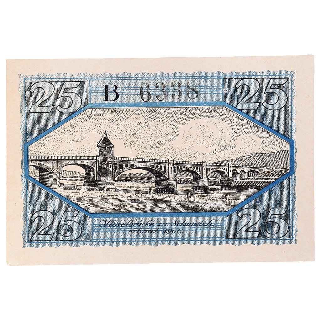 Banknot, Niemcy, Schweich, 25 Pfennig, pont, 1920-10-01, UNC(63) Mehl:1209.1