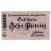 Geldschein, Deutschland, Broacker, 10 Pfennig, Texte, 1918, UNZ-, Mehl:B91.3a