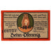 Banconote, Germania, Wernigerode, 10 Pfennig, hibou, 1921 SPL Mehl:1407.3