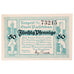 Geldschein, Deutschland, Patschkau, 50 Pfennig, gymnase, 1921, UNZ-, Mehl:1052.1