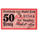 Banknot, Niemcy, Zeitz, 50 Pfennig, Texte, 1920, UNC(63), Mehl:Z4.5