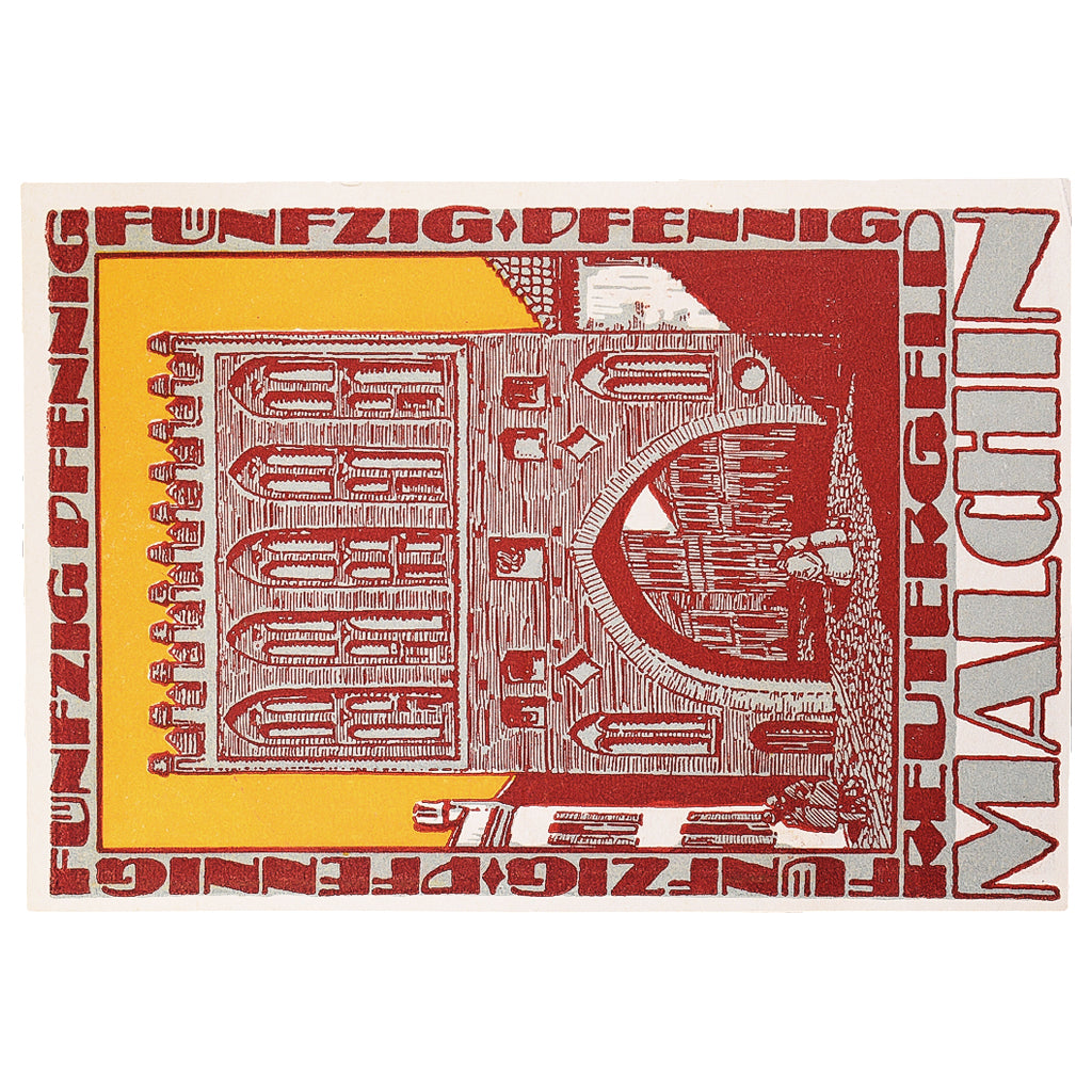 Banconote, Germania, Malchin, 50 Pfennig, château 1922-02-15, SPL Mehl:862.1