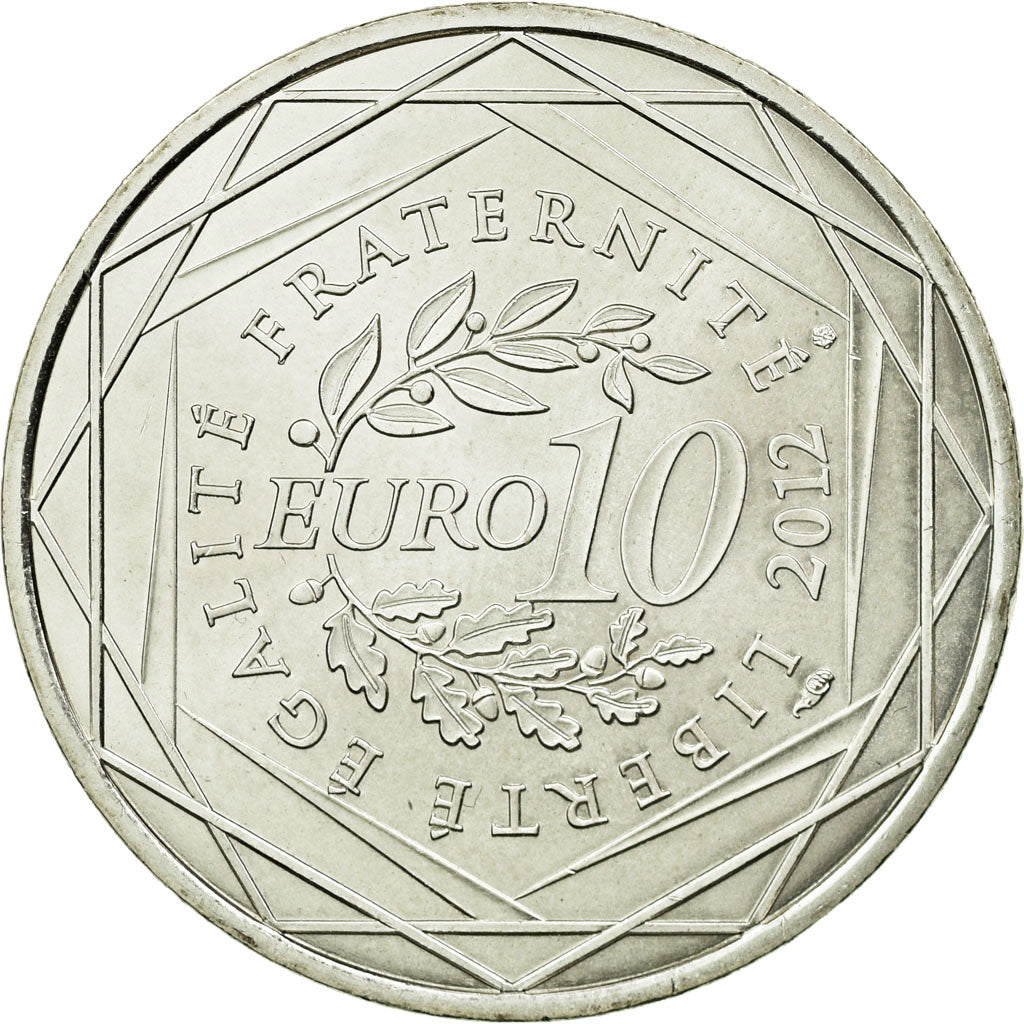 Münze, Frankreich, 10 Euro, 2012, UNZ, Silber, KM:1887