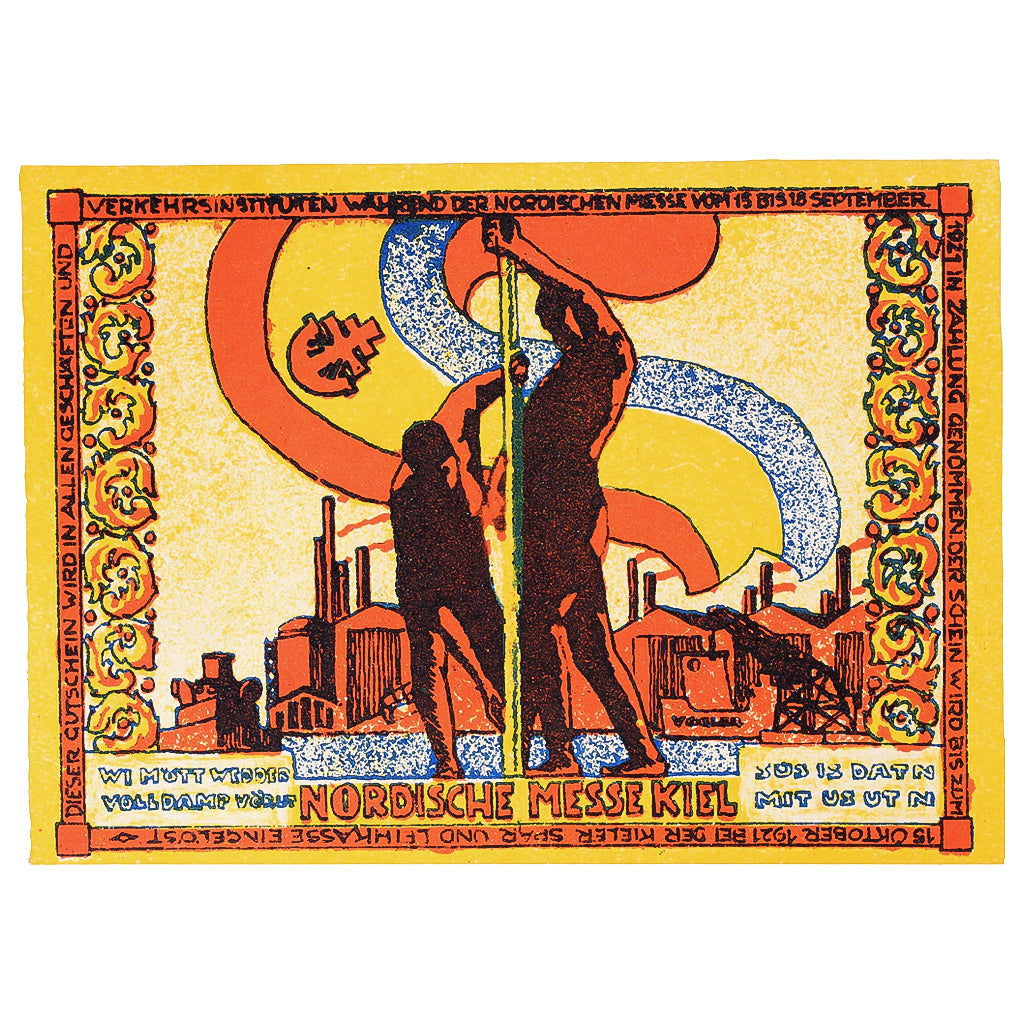 Nota, Alemanha, Nordische, 1 Mark, Usine, 1921, 1921-09-18, UNC(63), Mehl:698.1a