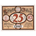 Banknot, Niemcy, Jessnitz, 25 Pfennig, cheval, 1921, UNC(63), Mehl:659.2