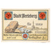 Nota, Alemanha, Perleberg, 50 Pfennig, Monument 1921-12-31, UNC(63) Mehl:1056.1