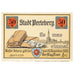 Banknot, Niemcy, Perleberg, 50 Pfennig, Eglise 1921-12-31, UNC(63) Mehl:1056.1