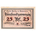 Geldschein, Deutschland, Pyritz, 25 Pfennig, blé 1921-02-01, UNZ- Mehl:1082.1b