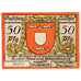 Geldschein, Deutschland, Wesel, 50 Pfennig, Blason, 1921, UNZ-, Mehl:1409.1a