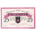 Banknote, Germany, Ziegenrück, 25 Pfennig, paysage, 1921 UNC(63) Mehl:1472.1a