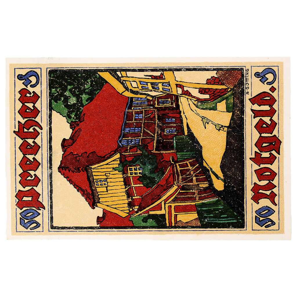Geldschein, Deutschland, Preetz, 50 Pfennig, ferme, 1921, UNZ-, Mehl:1071.3