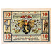 Banknot, Niemcy, Plaue Thür., 10 Pfennig, mairie 1921-10-30, UNC(63) Mehl:1062.1