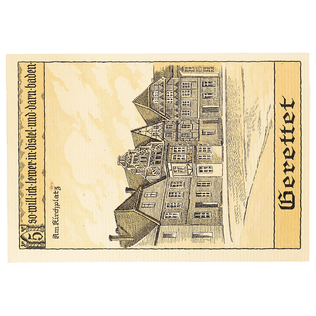 Geldschein, Deutschland, Perleberg, 50 Pfennig, Maison 1921 UNZ- Mehl:1056.1