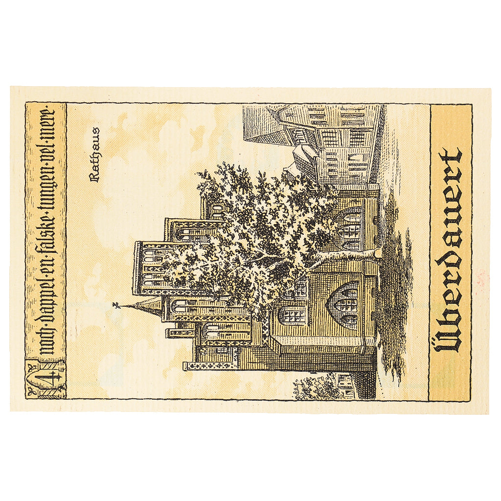 Geldschein, Deutschland, Perleberg, 50 Pfennig, Eglise, 1921 UNZ- Mehl:1056.1