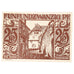 Banknot, Niemcy, Paderborn, 25 Pfennig, rue 1921-11-10, UNC(63) Mehl:1043.5