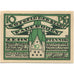 Geldschein, Deutschland, Paderborn, 10 Pfennig, château, 1920 UNZ- Mehl:P1.2