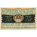 Geldschein, Deutschland, Zeulenroda, 75Pfennig personnage, 1921 UNZ- Mehl:1470.1