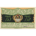 Geldschein Deutschland Zeulenroda 75 Pfennig personnage 1, 1921 UNZ- Mehl:1470.1