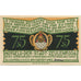 Banconote, Germania, Zeulenroda, 75 Pfennig, personnage 4, 1921 SPL Mehl:1470.1