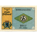 Nota, Alemanha, Possneck, 75 Pfennig, tisseur, 1921, UNC(63), Mehl:1066.6