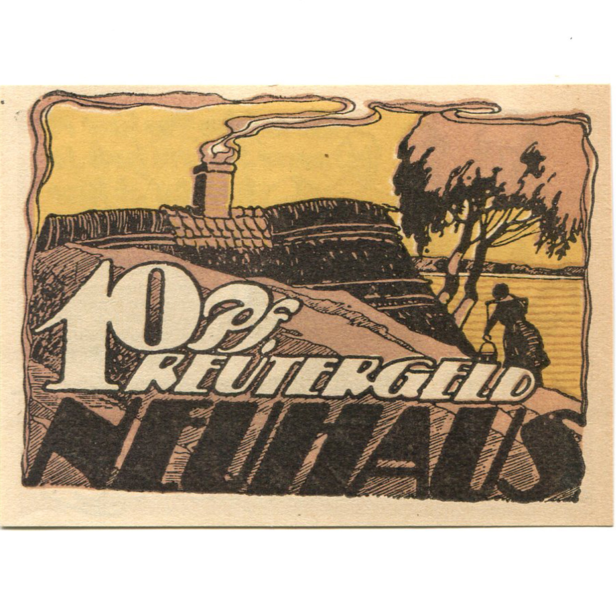 Billete, Alemania, Neuhaus, 10 Pfennig, ferme, 1922, 1922-05-31, SC, Mehl:942.1