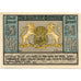 Banconote, Germania, Jever, 3 Mark, Vaches, 1922, SPL, Mehl:661a.1
