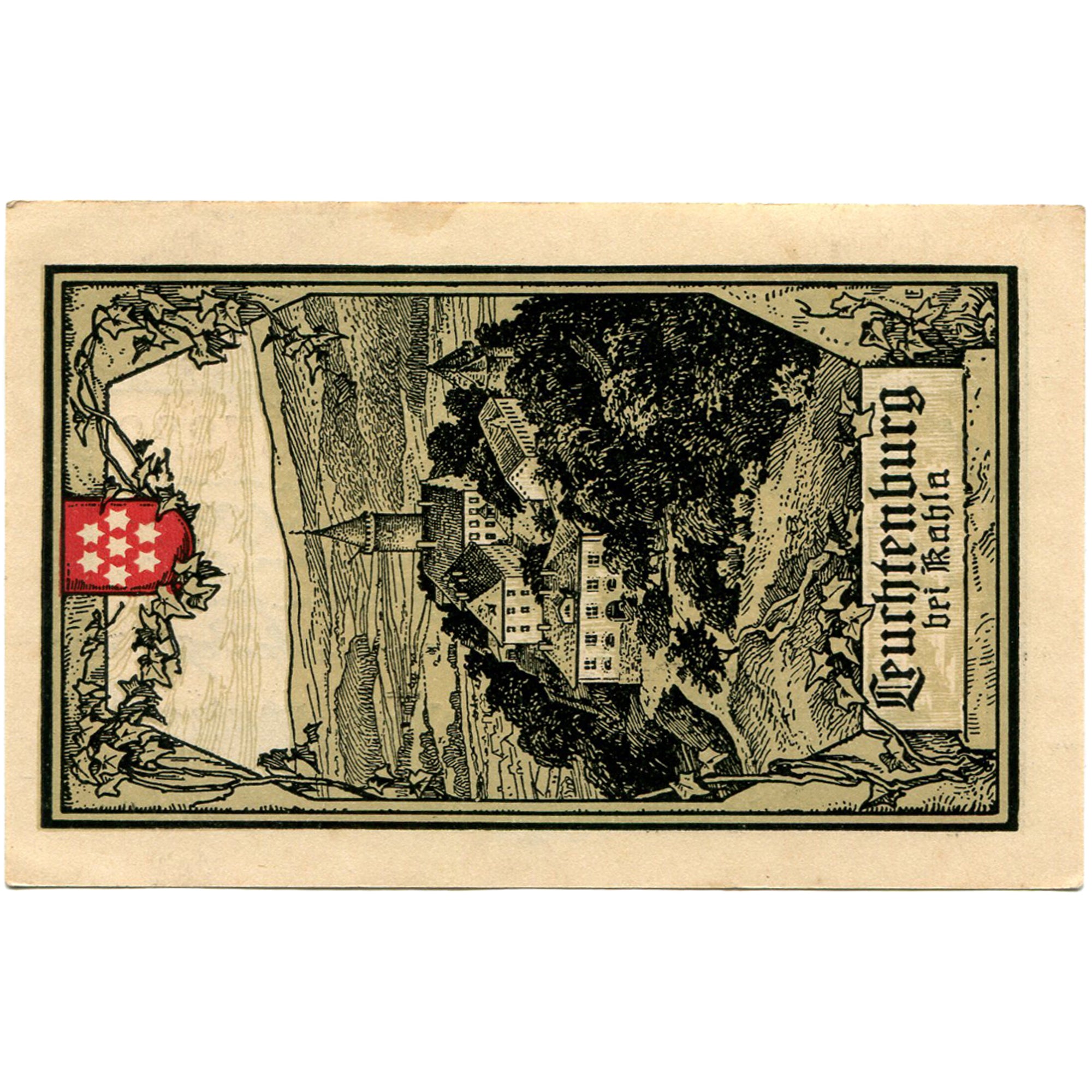 Geldschein, Deutschland, Kahla, 25 Pfennig, château 1921-12-31, UNZ- Mehl:668.6