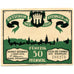 Banconote, Germania, Kitzingen, 50 Pfennig, personnage, 1921, SPL Mehl:702.1