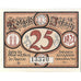 Banknot, Niemcy, Jessnitz, 25 Pfennig, cheval, 1921, UNC(63), Mehl:659.2