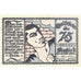 Banknot, Niemcy, Kahla, 75 Pfennig, graphique 1921-12-31, UNC(63) Mehl:668.7