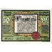 Geldschein, Deutschland, Wasungen, 50 Pfennig, Incendie, 1921 UNZ- Mehl:1384.1
