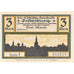 Geldschein, Deutschland, Insterburg, 3 Mark, Texte, 1922, UNZ-, Mehl:645.1