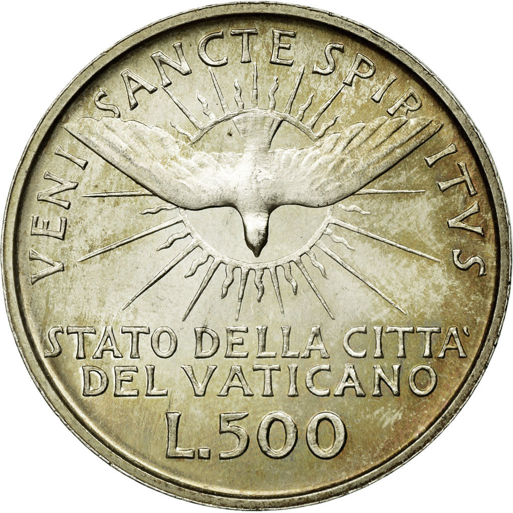 Monnaie, Cité du Vatican, Sede Vacante, 500 Lire, 1963, SUP+, Argent, KM:75