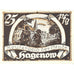 Banconote, Germania, Hagenow, 25 Pfennig, personnage, 1921, SPL, Mehl:500.1