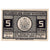 Banknot, Niemcy, Wunstorf, 5 Pfennig, rue, 1922 UNC(63) Mehl:FS 1458.2a