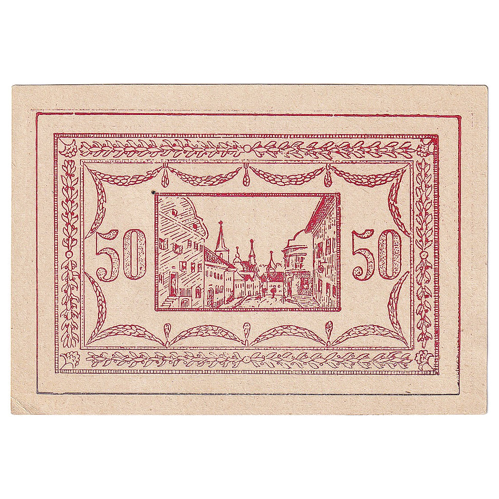 Banconote, Austria, Sarleinsbach, 50 Heller, blé, 1920 SPL Mehl:FS 948a