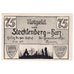 Banknot, Niemcy, Stecklenberg, 75 Pfennig, ruine, 1921, UNC(63), Mehl:1258.4