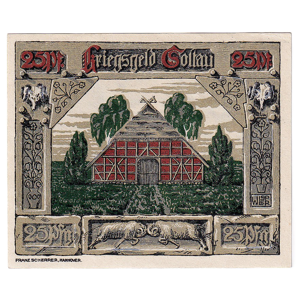 Geldschein, Deutschland, Soltau, 25 Pfennig, Blason, 1920, UNZ- Mehl:1238