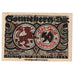 Geldschein, Deutschland, Sonneberg, 50 Pfennig, Blason 2, 1922 UNZ- Mehl:1244.2