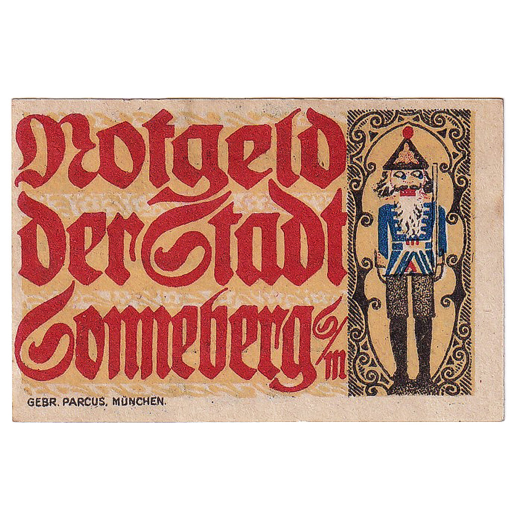 Billet, Allemagne, Sonneberg, 10 Pfennig, soldat 1921-01-21, SPL Mehl:1244.1