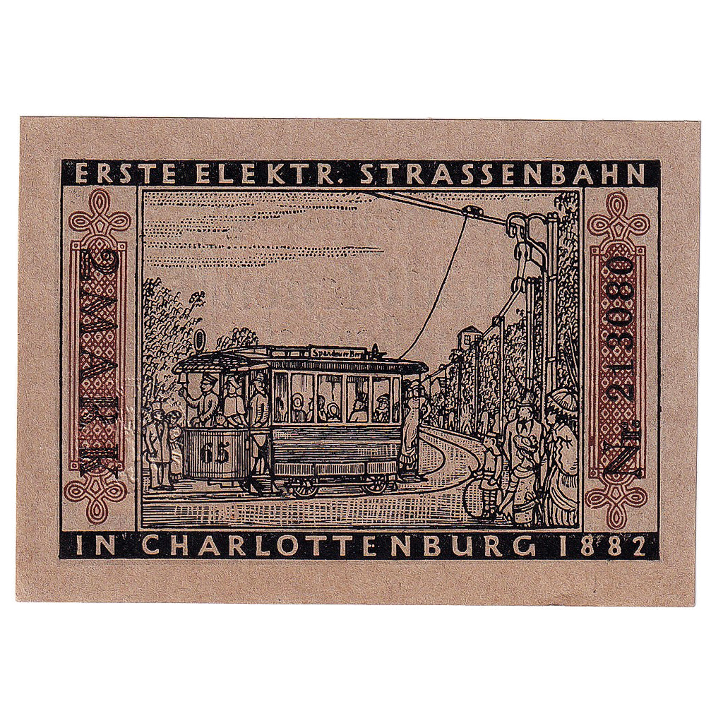 Banconote, Germania, Berlin, 2 Mark, rue, 1922, 1922-03-01, SPL, Mehl:92.3
