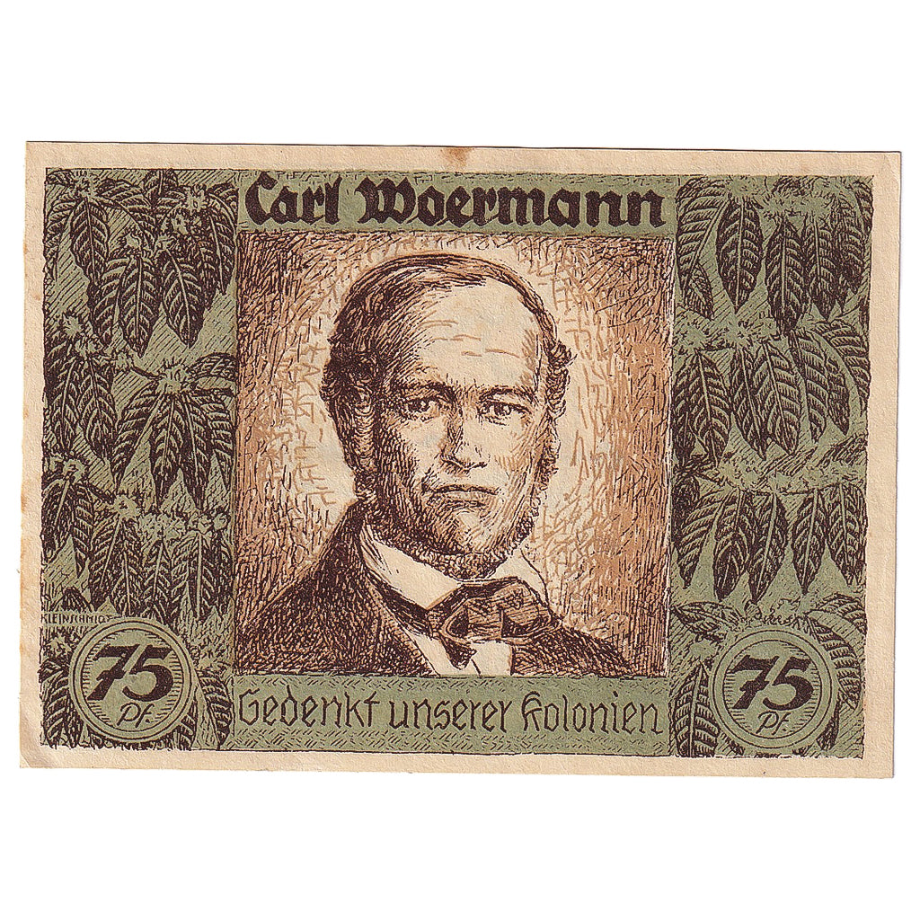Billet, Allemagne, Berlin, 75 Pfennig, carte 1, 1922, 1922-03-31, SPL, Mehl:88.3
