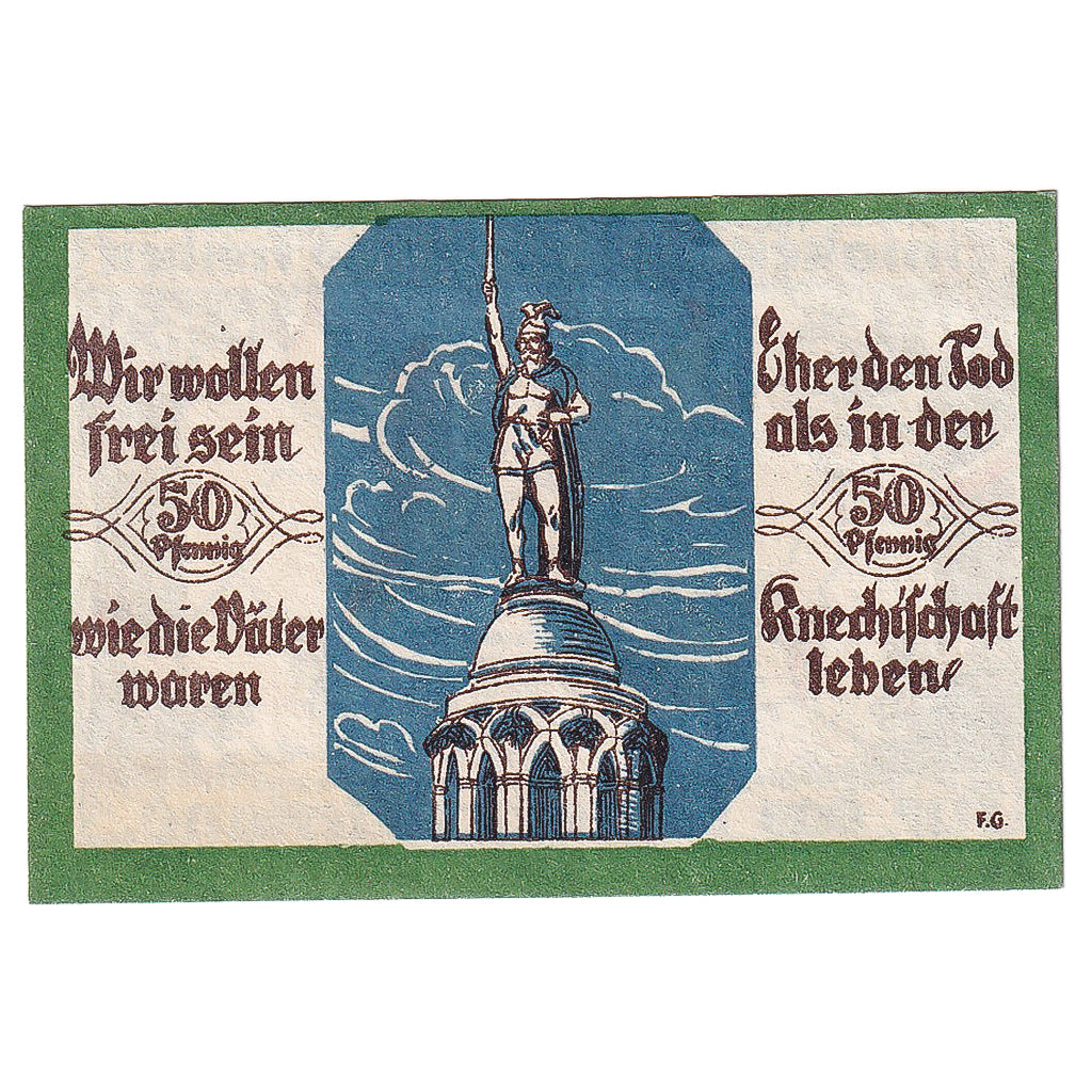 Banconote, Germania, Soltau, 50 Pfennig, personnage 1921-12-31, SPL Mehl:1239.1