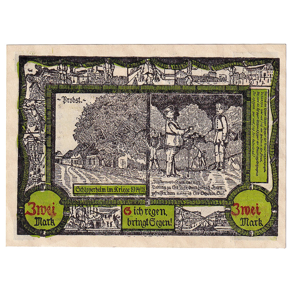Banconote, Germania, Soldin, 2 Mark, village, 1921, SPL, Mehl:1235.2