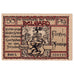 Banknot, Niemcy, Belgard, 50 Pfennig, Blason, 1920, UNC(63), Mehl:69.3a