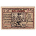 Geldschein, Deutschland, Belgard, 75 Pfennig, Blason, 1920, UNZ-, Mehl:69.3a