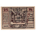 Banconote, Germania, Belgard, 25 Pfennig, Blason, 1920, SPL, Mehl:69.4a