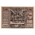 Geldschein, Deutschland, Belgard, 1 Mark, personnage, 1920, UNZ-, Mehl:69.4a