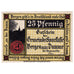 Geldschein, Deutschland, Bergen, 25 Pfennig, Eglise1922-12-31, UNZ- Mehl:78.1a