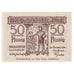 Geldschein, Deutschland, Stecklenberg 50Pfennig chevalier 1921 UNZ- Mehl:1258.1a